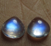 AAAAA - Gorgeous High Quality - Rainbow MOONSTONE - Full Blue Fire Nice Clean Heart Shape Cabochon size - 8 - mm - 2 pcs